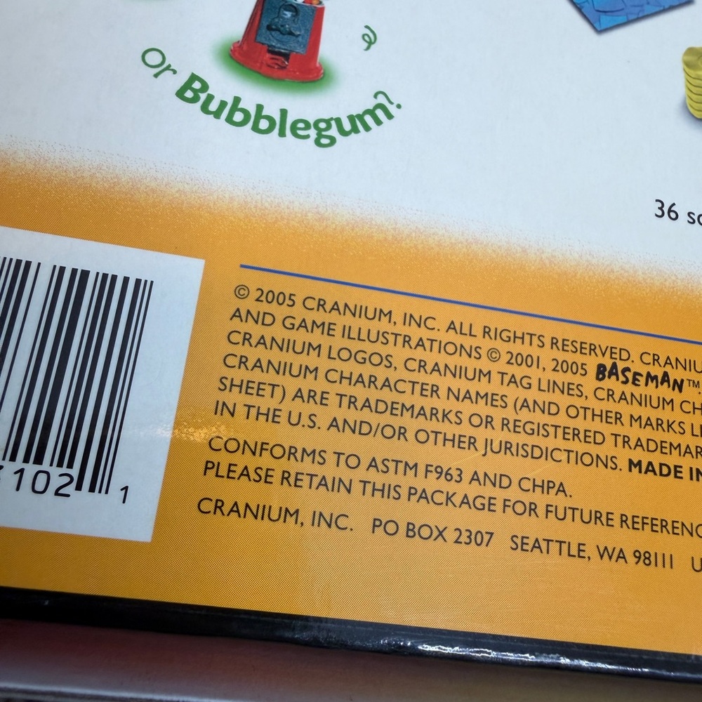 Cranium 2005 Whoonu Family Game What’s Your Favorite Thing COMPLETE Discontinued - Picture 9 of 12
